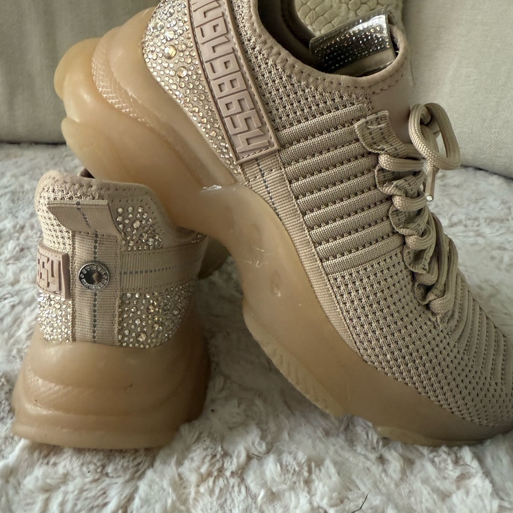 Steve Madden Tan Sneakers with Chunky Sole 8